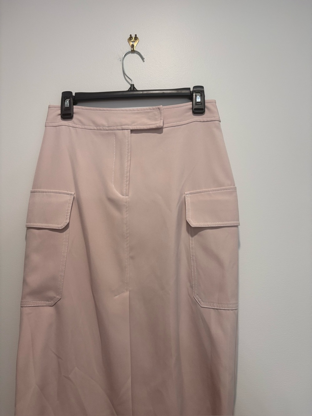 Soft Blush Cargo Pocket Skirt